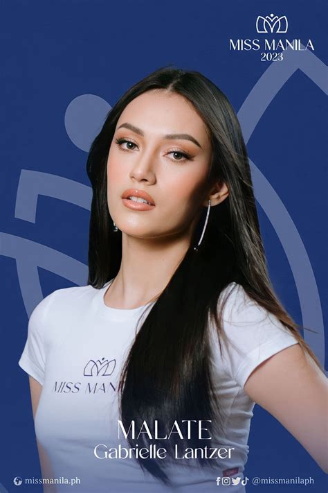 Miss Manila 2023 official candidate GABRIELLE LANTZER of .